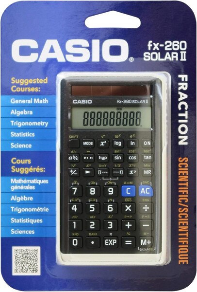 Casio Scientific Calculator Black, Compact
